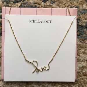 Stella and Dot Love Necklace - Gold